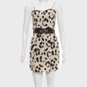 LEYENDECKER Coppola b Dalmatian print dress